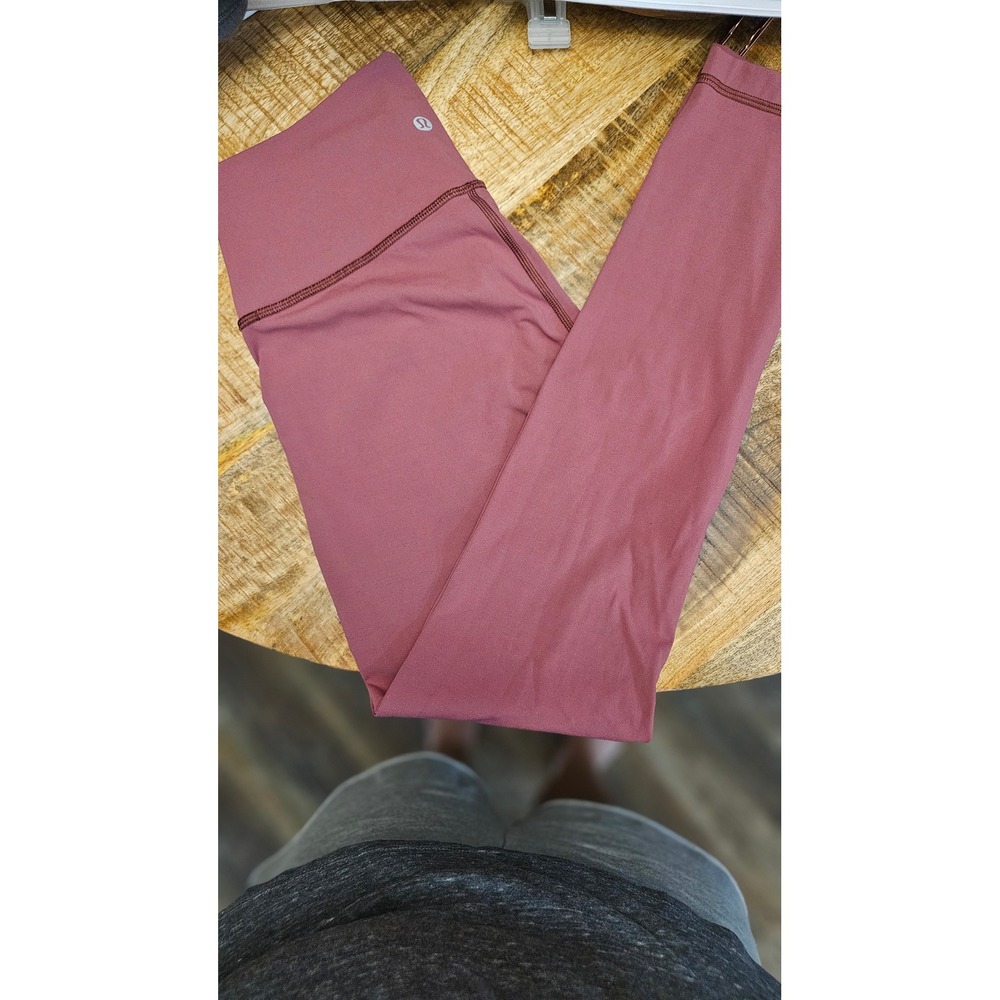 lululemon Align High-Rise Pant 28 Moss Rose Nulu Yoga Leggings Womens Size 8